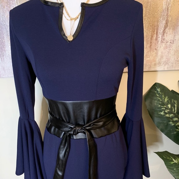 Navy Blue Dress - Picture 4 of 8